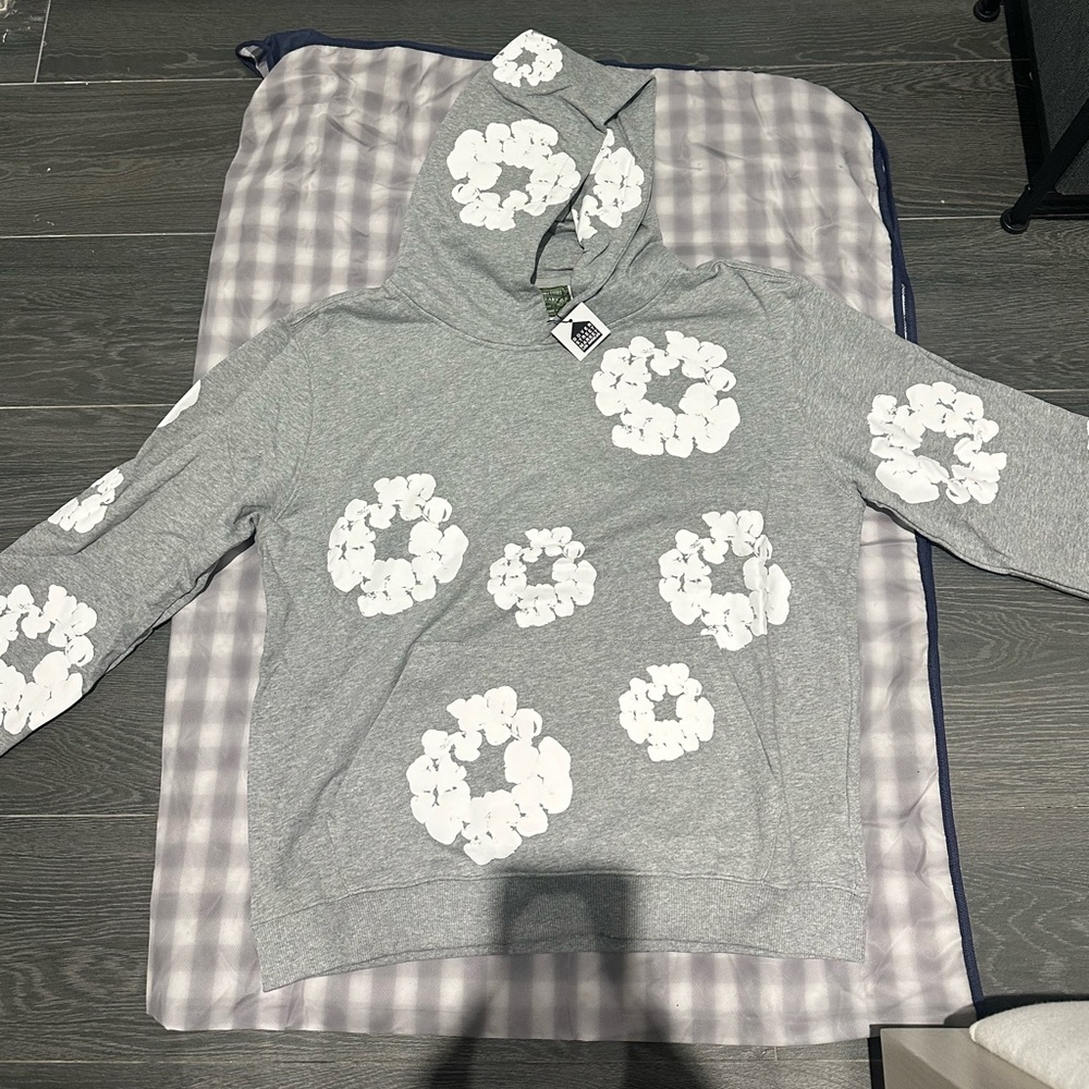 Grey Denim Tears Cotton Wreath Hoodie